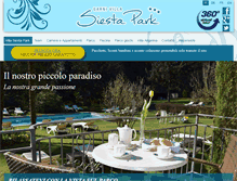 Tablet Screenshot of hotelsiesta.ch